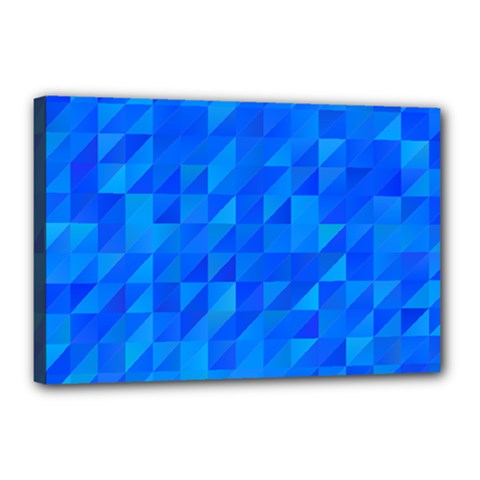 Pattern Halftone Geometric Canvas 18  X 12  (stretched)