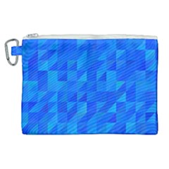 Pattern Halftone Geometric Canvas Cosmetic Bag (xl)