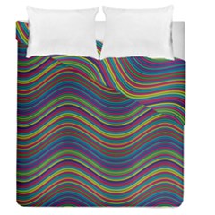 Ornamental Line Abstract Duvet Cover Double Side (queen Size)