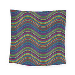 Ornamental Line Abstract Square Tapestry (small) by Alisyart