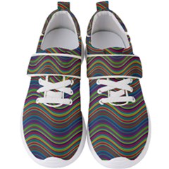 Ornamental Line Abstract Men s Velcro Strap Shoes by Alisyart