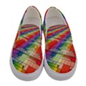 Perspective Background Color Women s Canvas Slip Ons View1