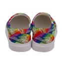 Perspective Background Color Women s Canvas Slip Ons View4