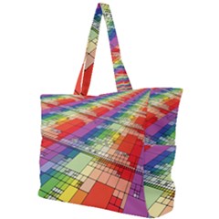 Perspective Background Color Simple Shoulder Bag by Alisyart