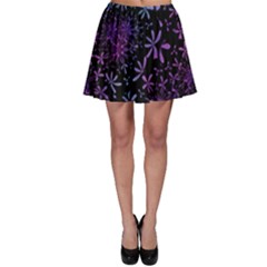 Retro Flower Pattern Fllower Skater Skirt by Alisyart