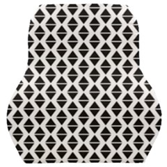 Triangle Seamless Pattern Car Seat Back Cushion 