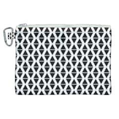 Triangle Seamless Pattern Canvas Cosmetic Bag (xl)