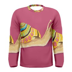 Snail Color Nature Animal Men s Long Sleeve Tee