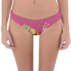 Snail Color Nature Animal Reversible Hipster Bikini Bottoms