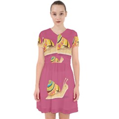 Snail Color Nature Animal Adorable In Chiffon Dress