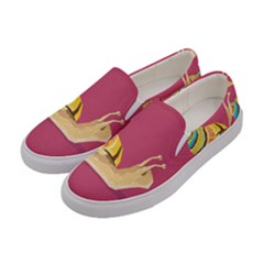 Snail Color Nature Animal Women s Canvas Slip Ons