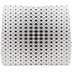 Square Center Pattern Background Seat Cushion