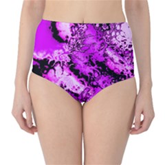 Winter Fractal  Classic High-waist Bikini Bottoms by Fractalworld