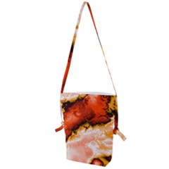 Winter Fractal 6 Folding Shoulder Bag by Fractalworld