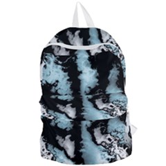 Winter Fractal 4 Foldable Lightweight Backpack by Fractalworld
