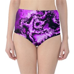 Winter Fractal 1 Classic High-waist Bikini Bottoms by Fractalworld