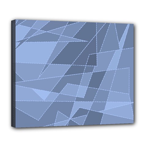 Lines Shapes Pattern Web Creative Deluxe Canvas 24  X 20  (stretched)