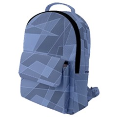 Lines Shapes Pattern Web Creative Flap Pocket Backpack (small)