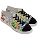 Doodle New Year Party Celebration Men s Low Top Canvas Sneakers View3