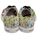 Doodle New Year Party Celebration Men s Low Top Canvas Sneakers View4