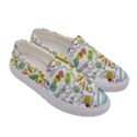 Doodle New Year Party Celebration Women s Canvas Slip Ons View3