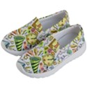 Doodle New Year Party Celebration Kids  Lightweight Slip Ons View2