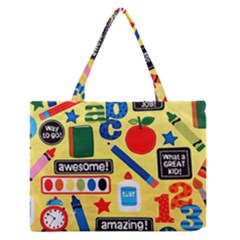 Fabric Cloth Textile Clothing Zipper Medium Tote Bag by Pakrebo