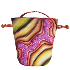 Fractal Mandelbrot Art Wallpaper Drawstring Bucket Bag