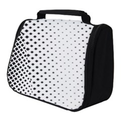 Square Rounded Background Full Print Travel Pouch (small)
