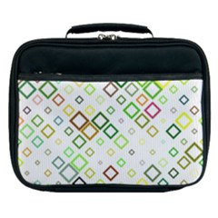 Square Colorful Geometric Style Lunch Bag
