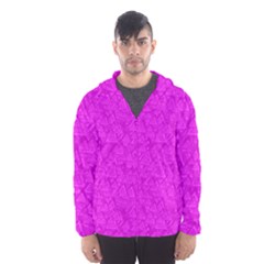 Triangle Pattern Seamless Color Hooded Windbreaker (men) by Alisyart