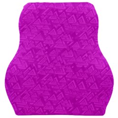 Triangle Pattern Seamless Color Car Seat Velour Cushion 