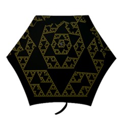 Sierpinski Triangle Chaos Fractal Mini Folding Umbrellas by Alisyart