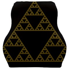 Sierpinski Triangle Chaos Fractal Car Seat Velour Cushion  by Alisyart