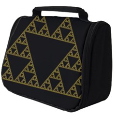 Sierpinski Triangle Chaos Fractal Full Print Travel Pouch (big)