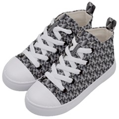 Seamless Repeating Pattern Kids  Mid-top Canvas Sneakers by Alisyart