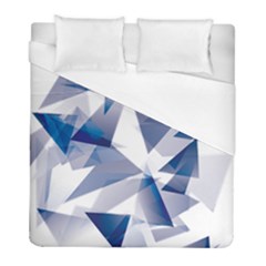 Triangle Blue Duvet Cover (full/ Double Size)