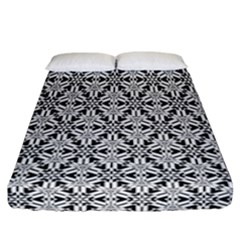 Ornamental Checkerboard Fitted Sheet (california King Size) by Mariart