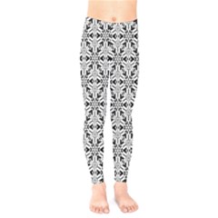 Ornamental Checkerboard Kids  Legging by Mariart