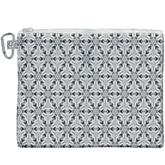 Ornamental Checkerboard Canvas Cosmetic Bag (xxxl)