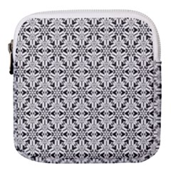 Ornamental Checkerboard Mini Square Pouch by Mariart