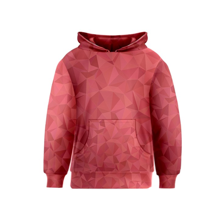 Triangle Background Abstract Kids  Pullover Hoodie