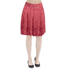 Triangle Background Abstract Pleated Skirt by Mariart