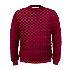 Red Black Pattern Background Men s Sweatshirt