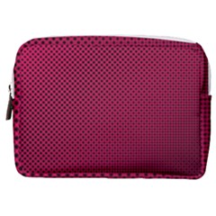 Red Black Pattern Background Make Up Pouch (medium) by Mariart