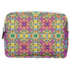 Triangle Mosaic Pattern Repeating Make Up Pouch (medium) by Mariart