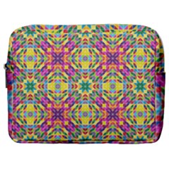 Triangle Mosaic Pattern Repeating Make Up Pouch (large) by Mariart