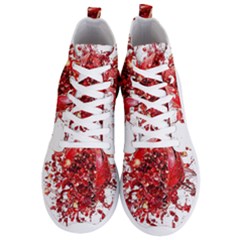 Red Pomegranate Fried Fruit Juice Men s Lightweight High Top Sneakers