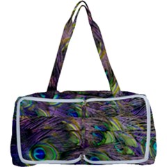 Peacock Feathers Multi Function Bag by WensdaiAmbrose