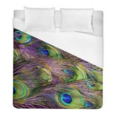 Peacock Feathers Duvet Cover (full/ Double Size)